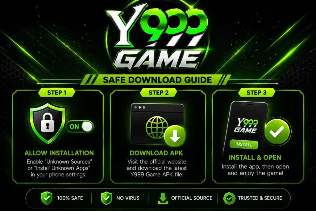 Y999 Game safe download guide Android Pakistan 2026